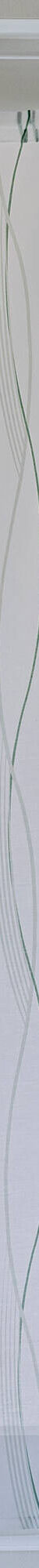 Vitrage voile imprimé vagues finition pattes (vert) Vitrage voile imprimé vagues finition pattes (vert)